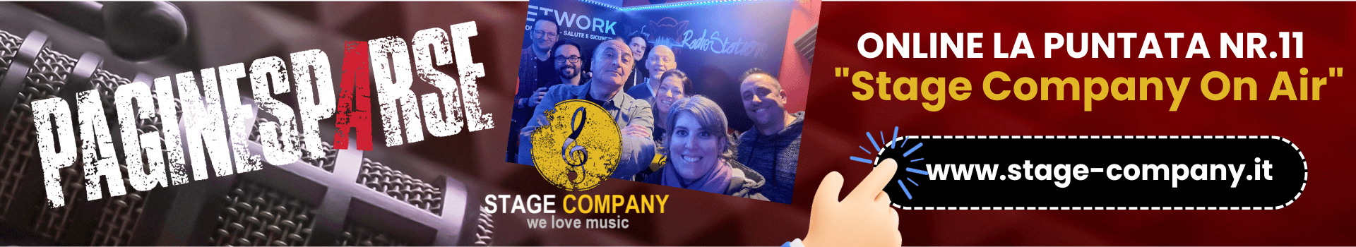 Ascolta la puntata 11 di Stage Company On Air dove siamo stati ospiti!